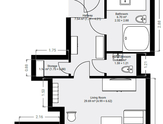 Pronájem bytu 2+1 71 m², Frankfurt am Main, Hessen Pronájem bytu 2+1 71 m², Frankfurt am Main, Hessen