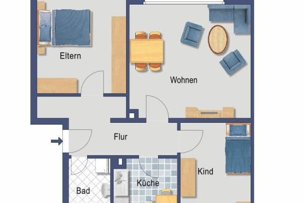 Pronájem bytu 3+1 75 m², Hebbelstraße 3, Darmstadt Pronájem bytu 3+1 75 m², Hebbelstraße 3, Darmstadt