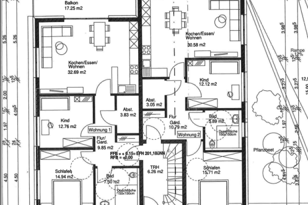 Pronájem bytu 3+1 90 m², Aglasterhausen Pronájem bytu 3+1 90 m², Aglasterhausen