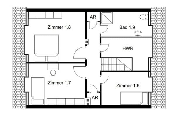 Pronájem bytu 1+1 10 m², Am Gräfenhof 22, Köln Pronájem bytu 1+1 10 m², Am Gräfenhof 22, Köln