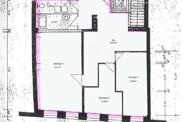 Pronájem bytu 3+1 98 m², Altstadt 107, Landshut, Bavorsko Pronájem bytu 3+1 98 m², Altstadt 107, Landshut, Bavorsko