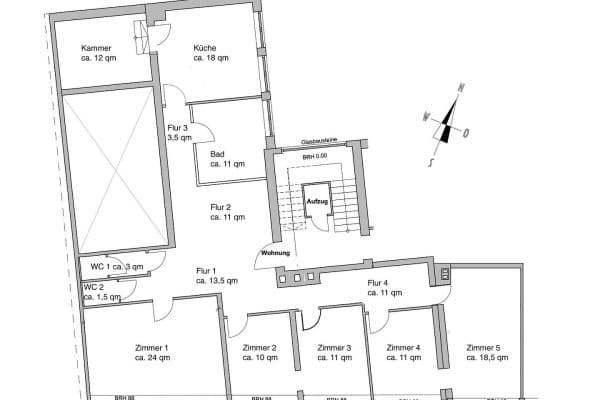 Pronájem bytu 5+1 159 m², Am Buchenbaum 21, Duisburg Pronájem bytu 5+1 159 m², Am Buchenbaum 21, Duisburg