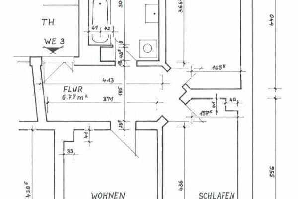 Pronájem bytu 2+1 55 m², Weberstraße 4, Zwenkau Pronájem bytu 2+1 55 m², Weberstraße 4, Zwenkau