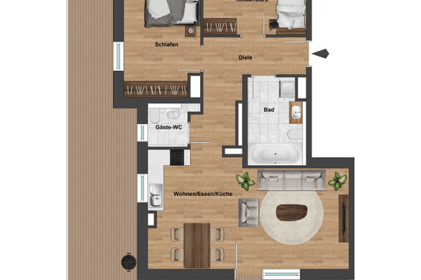 Pronájem bytu 3+1 132 m², Köln, Severní Porýní-Vestfálsko Pronájem bytu 3+1 132 m², Köln, Severní Porýní-Vestfálsko