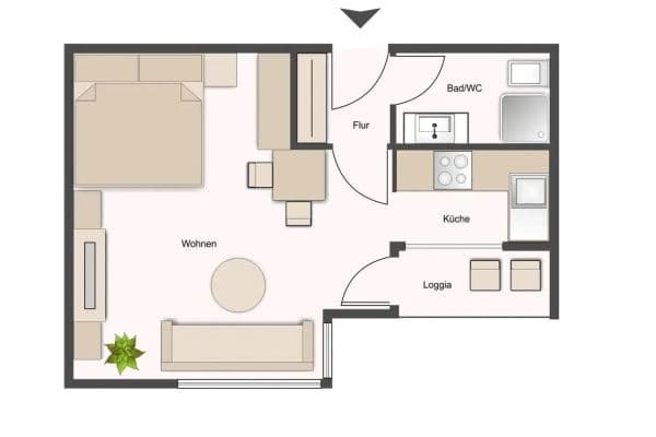 Pronájem bytu 1+1 35 m², Augustenstr. 81, Stuttgart Pronájem bytu 1+1 35 m², Augustenstr. 81, Stuttgart
