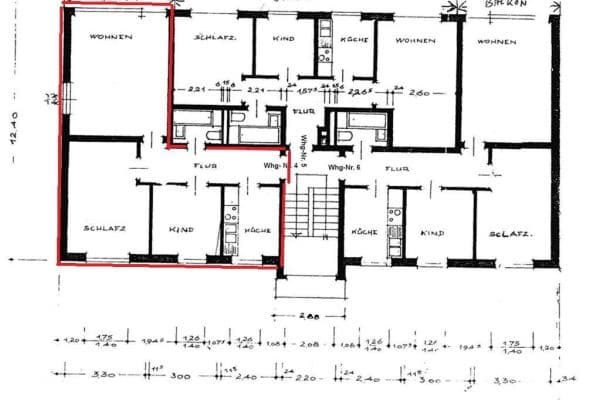 Pronájem bytu 3+1 66 m², Bechsteinstraße 2, Buxtehude Pronájem bytu 3+1 66 m², Bechsteinstraße 2, Buxtehude