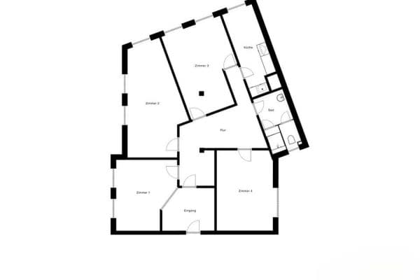 Pronájem bytu 4+1 119 m², Augsburger Str. 43, Dachau, Bavorsko Pronájem bytu 4+1 119 m², Augsburger Str. 43, Dachau, Bavorsko