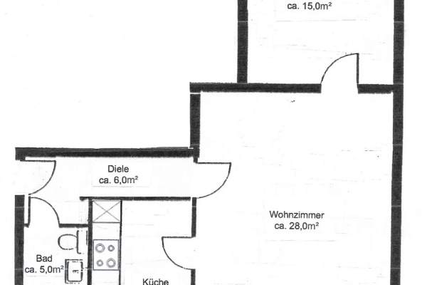 Pronájem bytu 2+1 65 m², Stahlstr. 10, Erkrath Pronájem bytu 2+1 65 m², Stahlstr. 10, Erkrath