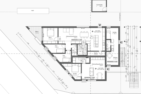 Pronájem bytu 2+1 44 m², Feldbergblick 28, Waldems Pronájem bytu 2+1 44 m², Feldbergblick 28, Waldems