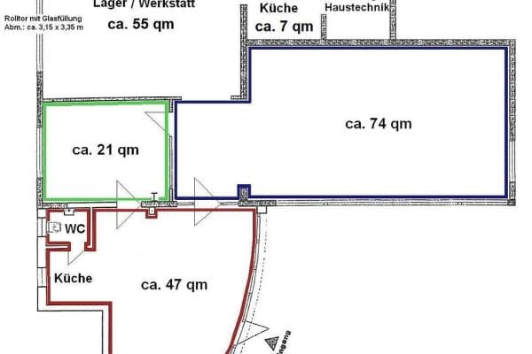 Pronájem kanceláře 210 m², Köln Pronájem kanceláře 210 m², Köln