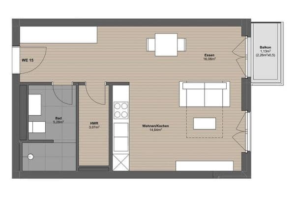 Pronájem bytu 1+1 41 m², Frankfurt, Hessen Pronájem bytu 1+1 41 m², Frankfurt, Hessen