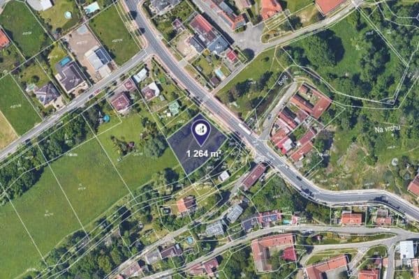 Prodej pozemku 1.264 m², Prodej pozemku 1.264 m²,