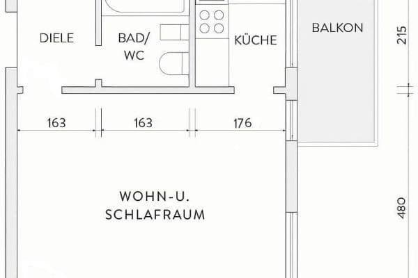 Pronájem bytu 1+1 39 m², Wimpfener Straße 15, Neckarsulm-Obereisesheim Pronájem bytu 1+1 39 m², Wimpfener Straße 15, Neckarsulm-Obereisesheim