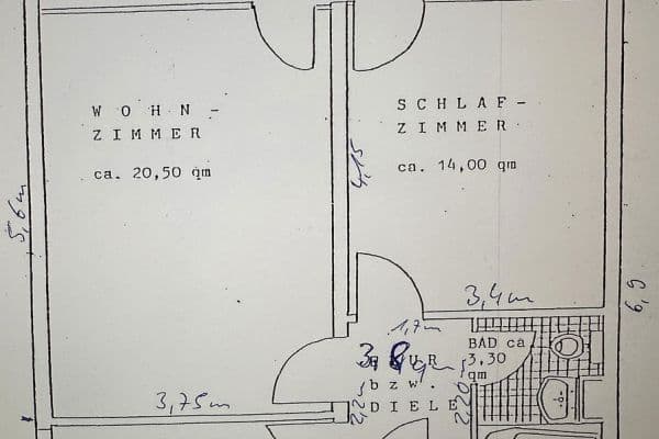 Prodej bytu 2+1 52 m², Nahestraße 1, Raunheim Prodej bytu 2+1 52 m², Nahestraße 1, Raunheim