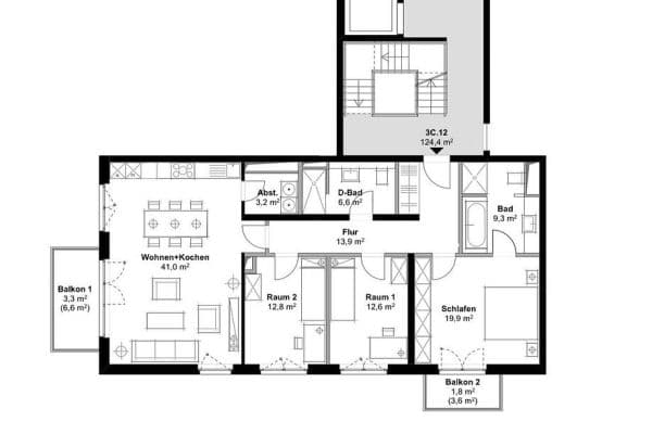 Pronájem bytu 4+1 125 m², Julius-Brecht-Str. 21 C, Hamburg, Hamburg Pronájem bytu 4+1 125 m², Julius-Brecht-Str. 21 C, Hamburg, Hamburg