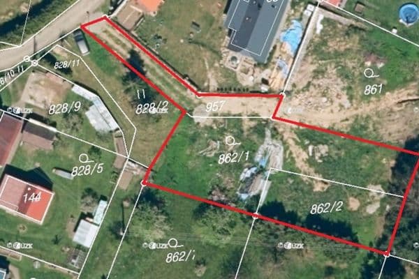 Prodej pozemku 862 m², Vlastějovice Prodej pozemku 862 m², Vlastějovice