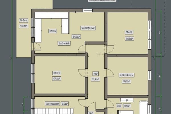 Pronájem bytu 4+1 105 m², Philippsburg, Bádensko-Württembersko Pronájem bytu 4+1 105 m², Philippsburg, Bádensko-Württembersko