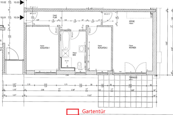 Pronájem bytu 3+1 68 m², Neubiberg, Bavorsko Pronájem bytu 3+1 68 m², Neubiberg, Bavorsko