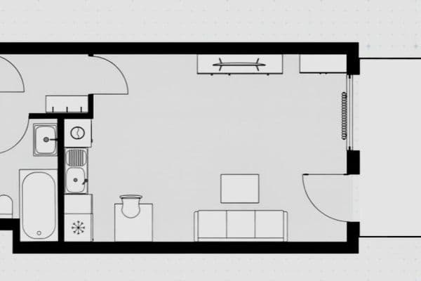 Pronájem bytu 1+1 35 m², Stuttgart Pronájem bytu 1+1 35 m², Stuttgart