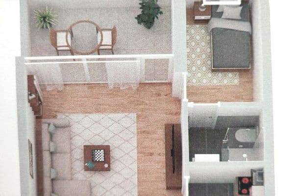 Pronájem bytu 1+kk 33 m², Bussenstraße 6, Kornwestheim Pronájem bytu 1+kk 33 m², Bussenstraße 6, Kornwestheim