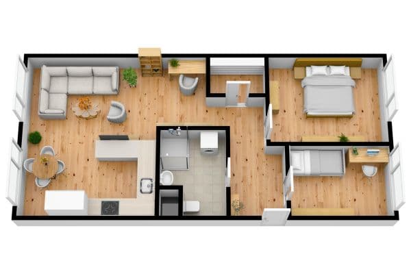 Pronájem bytu 3+kk 68 m², Americká, Kladno Pronájem bytu 3+kk 68 m², Americká, Kladno