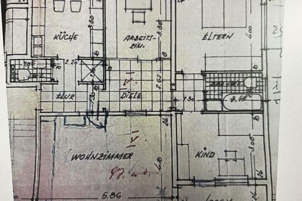Pronájem bytu 4+1 95 m², Handwerksweg 12, Bochum Pronájem bytu 4+1 95 m², Handwerksweg 12, Bochum