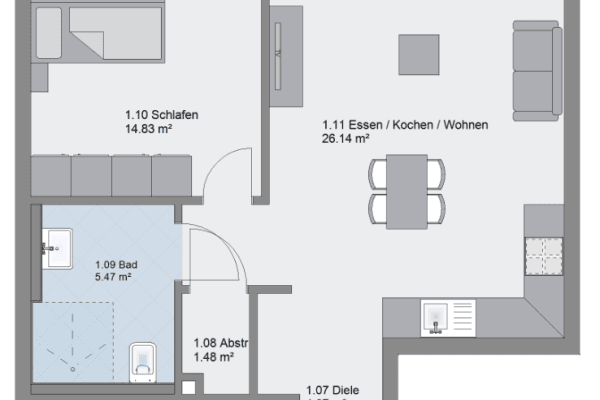 Prodej bytu 2+1 57 m², Hamburg, Hamburg Prodej bytu 2+1 57 m², Hamburg, Hamburg