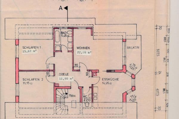 Pronájem bytu 3+1 90 m², Moos/OT Weiler Pronájem bytu 3+1 90 m², Moos/OT Weiler