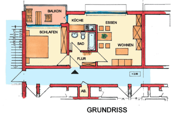 Prodej bytu 2+1 46 m², Leddinstraße 9, Buxtehude Prodej bytu 2+1 46 m², Leddinstraße 9, Buxtehude