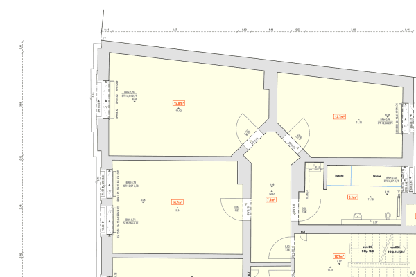 Pronájem bytu 3+1 69 m², Steinweg 26, Halle, Saale Pronájem bytu 3+1 69 m², Steinweg 26, Halle, Saale