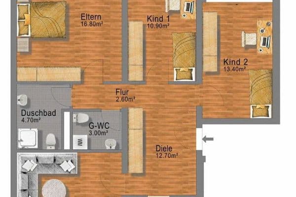 Prodej bytu 4+1 105 m², Mondstr. 8, Aschheim, Bavorsko Prodej bytu 4+1 105 m², Mondstr. 8, Aschheim, Bavorsko