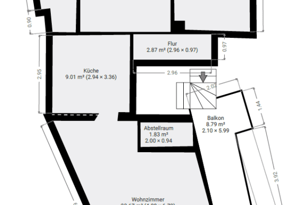 Pronájem bytu 3+1 78 m², Bächelsgasse 5, Bad Camberg Pronájem bytu 3+1 78 m², Bächelsgasse 5, Bad Camberg