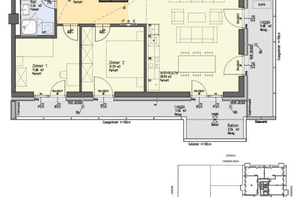Prodej bytu 3+1 70 m², Wehlistraße 291/2, Wien, Wien Prodej bytu 3+1 70 m², Wehlistraße 291/2, Wien, Wien