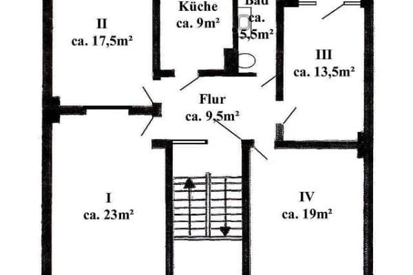 Pronájem bytu 4+1 102 m², Hildesheim Pronájem bytu 4+1 102 m², Hildesheim