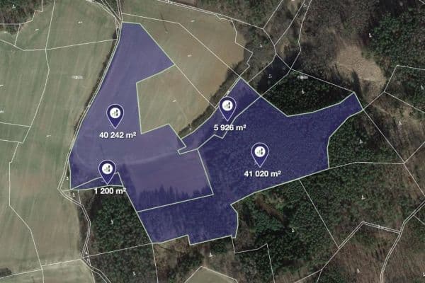 Prodej pozemku 88.388 m², Prodej pozemku 88.388 m²,