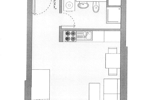 Pronájem bytu 1+1 28 m², Alt-Reinickendorf 54, Berlin, Berlín Pronájem bytu 1+1 28 m², Alt-Reinickendorf 54, Berlin, Berlín