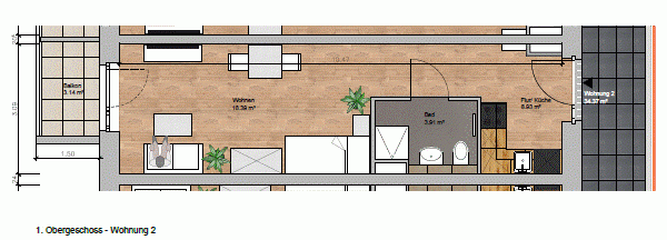 Pronájem bytu 1+1 38 m², Erdkampsweg 43, Hamburg, Hamburg Pronájem bytu 1+1 38 m², Erdkampsweg 43, Hamburg, Hamburg