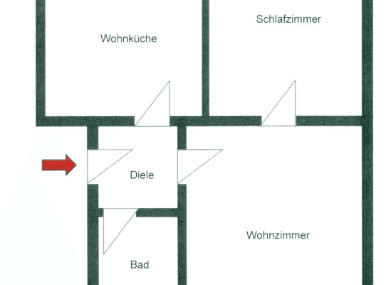 Pronájem bytu 2+1 56 m², Essen, Severní Porýní-Vestfálsko Pronájem bytu 2+1 56 m², Essen, Severní Porýní-Vestfálsko
