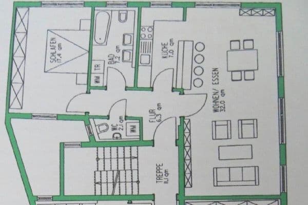 Pronájem bytu 2+1 72 m², Worms Pronájem bytu 2+1 72 m², Worms