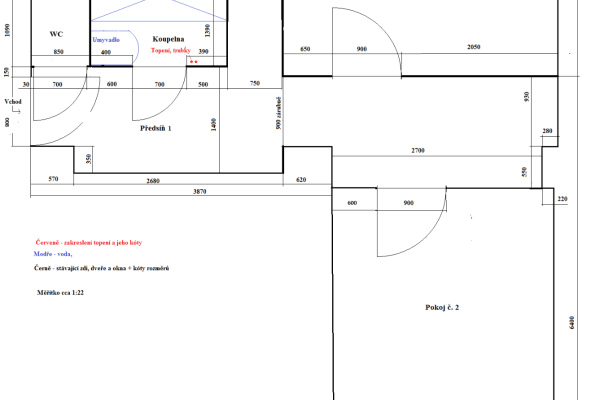 Pronájem bytu 2+1 50 m², Mochovská, Praha Pronájem bytu 2+1 50 m², Mochovská, Praha