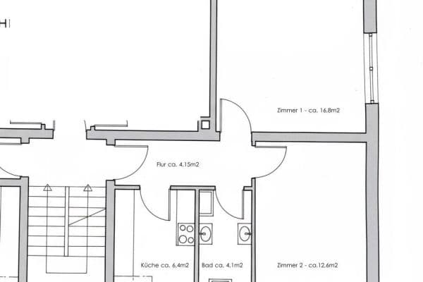 Prodej bytu 2+1 46 m², Hannover Prodej bytu 2+1 46 m², Hannover