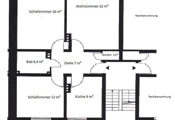 Pronájem bytu 3+1 70 m², Abendseglersteig 74, Berlin, Berlín Pronájem bytu 3+1 70 m², Abendseglersteig 74, Berlin, Berlín