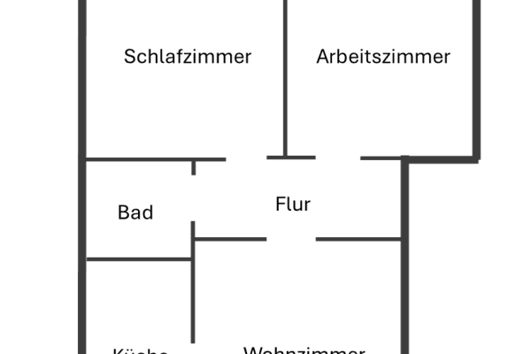 Pronájem bytu 3+1 60 m², Lüneburger Str. 31, Essen Pronájem bytu 3+1 60 m², Lüneburger Str. 31, Essen