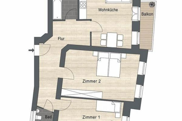 Prodej bytu 3+1 95 m², Külzer Straße 2, Berlin, Berlín Prodej bytu 3+1 95 m², Külzer Straße 2, Berlin, Berlín