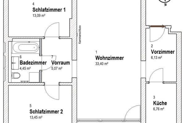 Prodej bytu 3+1 88 m², Erlaufstraße 23, Maria Enzersdorf Prodej bytu 3+1 88 m², Erlaufstraße 23, Maria Enzersdorf
