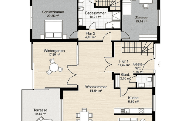 Pronájem bytu 3+1 150 m², Am Tangstedter Forst 21, Norderstedt Pronájem bytu 3+1 150 m², Am Tangstedter Forst 21, Norderstedt