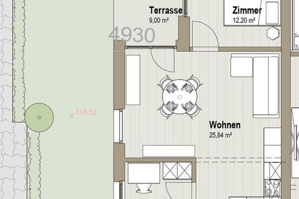 Prodej bytu 2+kk 61 m², Beckentalweg 4, Affalterbach, Bádensko-Württembersko Prodej bytu 2+kk 61 m², Beckentalweg 4, Affalterbach, Bádensko-Württembersko