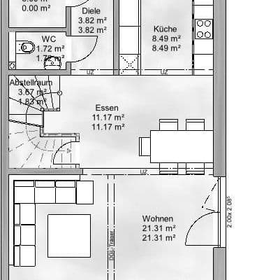 Prodej domu 127 m², pozemek 232 m², Hintergasse / Am Martinsberg, Siefersheim, Porýní-Falc Prodej domu 127 m², pozemek 232 m², Hintergasse / Am Martinsberg, Siefersheim, Porýní-Falc
