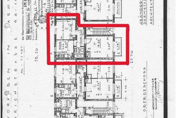 Prodej bytu 2+1 46 m², Heinrichstrasse 100, Darmstadt Prodej bytu 2+1 46 m², Heinrichstrasse 100, Darmstadt