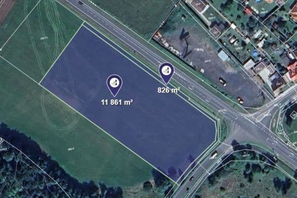 Prodej pozemku 3.625 m², Prodej pozemku 3.625 m²,